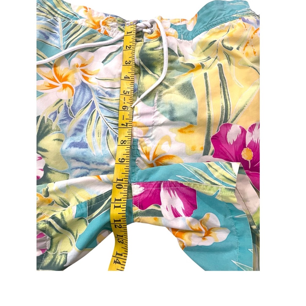 Polo Ralph Lauren Swimming Shorts Trunk Size M Beach Hawaiian Prints - Picture 11 of 14